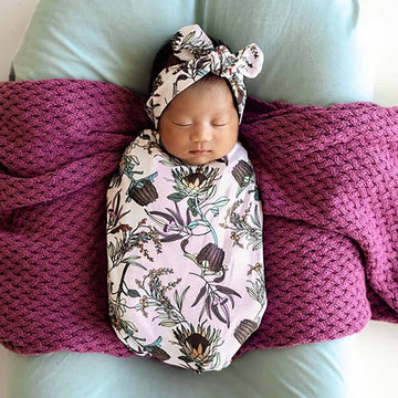 Organic Snuggle Swaddle Set from Snuggle Hunny Kids at Little Ellie Boutique