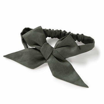 Linen Bow Headband from Snuggle Hunny Kids at Little Ellie Boutique