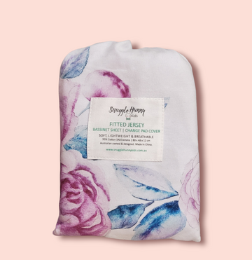 Fitted Jersey Bassinet Sheet from Snuggle Hunny Kids at Little Ellie Boutique